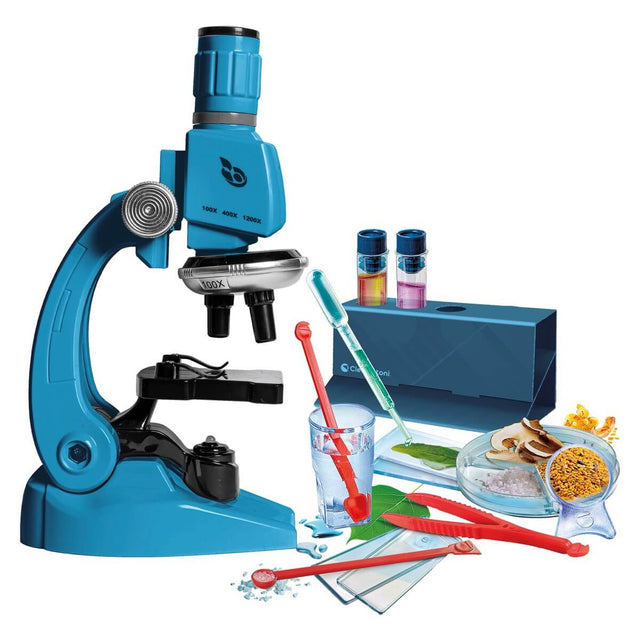 Microscope 1200x et expériences scientifiques - Jeux scientifiques by Clementoni