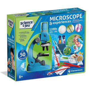 Microscope 1200x et expériences scientifiques - Jeux scientifiques by Clementoni