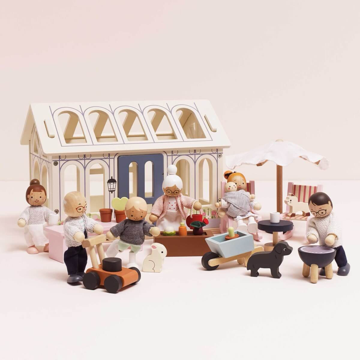 Mobilier d'extérieur et potager pour maison de poupées - Accessoires de maison de poupées by Le Toy Van