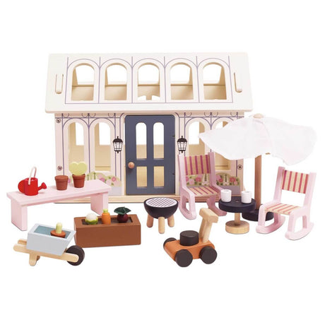 Mobilier d'extérieur et potager pour maison de poupées - Accessoires de maison de poupées by Le Toy Van