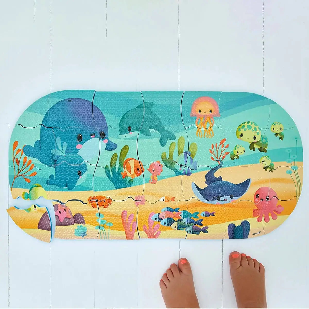 Mon puzzle de bain de l'océan - Jouets de bain by Janod