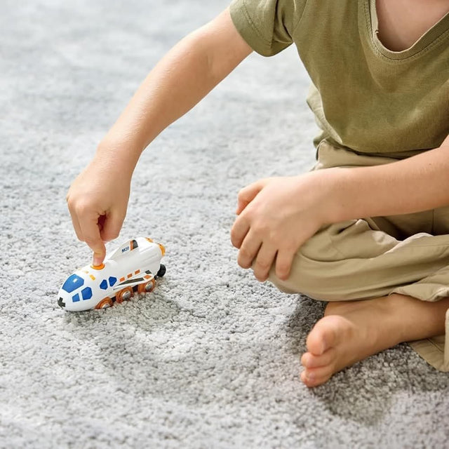 Navette spatiale et train 2 en 1 - Véhicules de jeu by Hape
