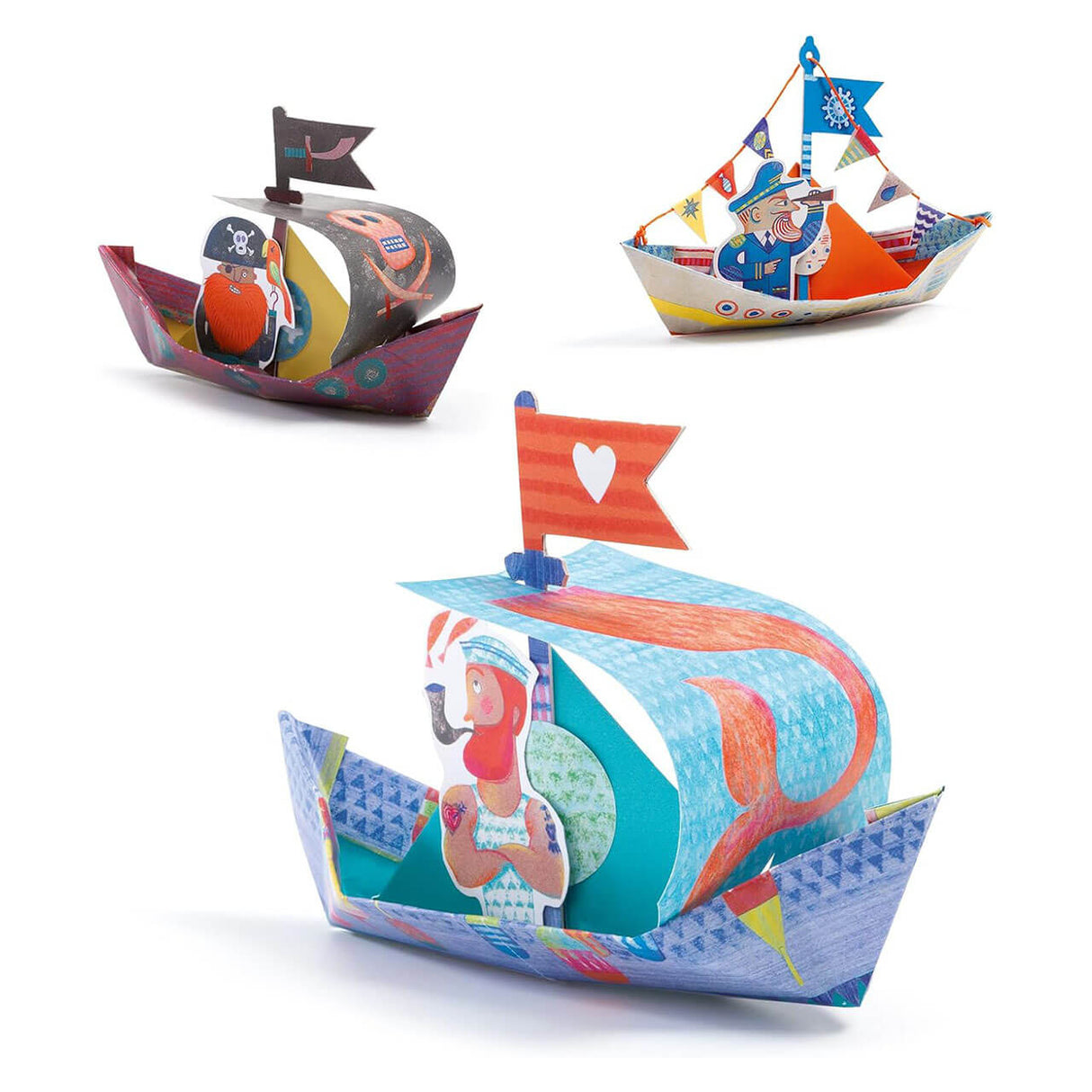 Origami: Bateaux sur l'eau-Art & bricolage-Djeco-Comme des Pirates