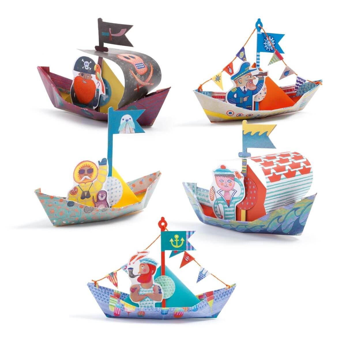 Origami: Bateaux sur l'eau-Art & bricolage-Djeco-Comme des Pirates