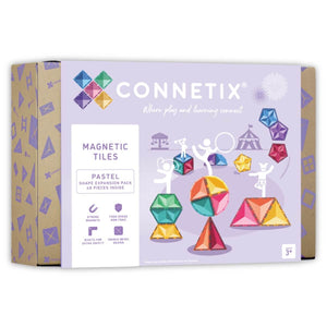 Pack d'extension de Formes Pastel (48 pcs) - Jeux de construction by Connetix