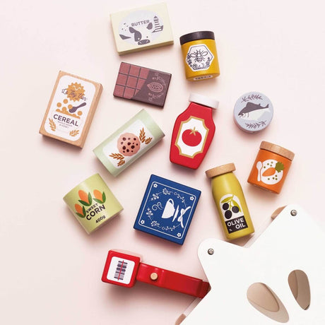 Panier d'épicerie complet et scanner Honeybake - Jouets d'imitation by Le Toy Van