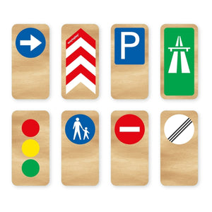 Panneaux de signalisation Road Blocks (8 pcs) - Véhicules de jeu by Waytoplay