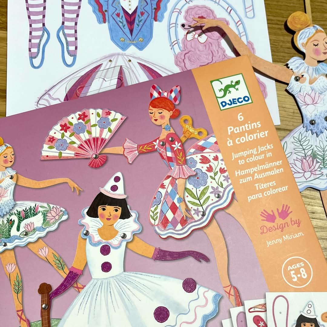 Pantins à colorier - Tutus - Art & bricolage by Djeco