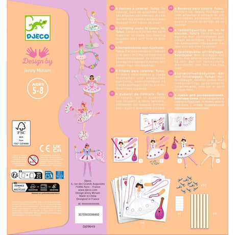 Pantins à colorier - Tutus - Art & bricolage by Djeco