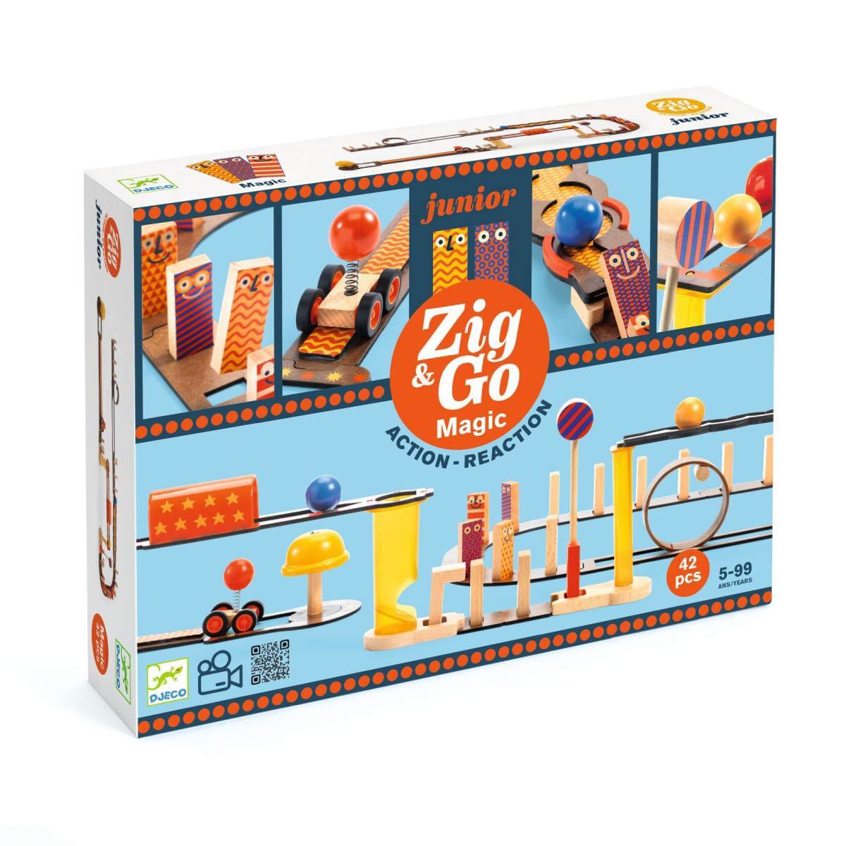 Parcours de course Zig & Go Junior - Magic (43 pcs)-Djeco-Comme des Pirates