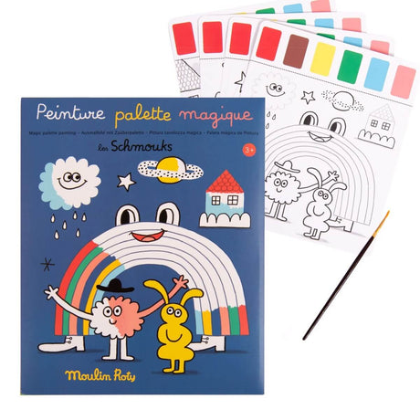 Peinture palette magique - Les Schmouks - Art & bricolage by Moulin Roty