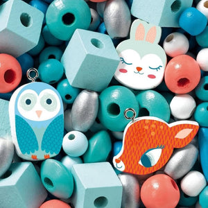 Perles en bois Petits animaux (450 pcs) - Jeux de motricité fine by Djeco