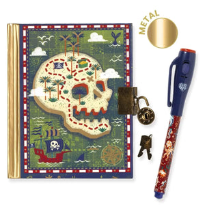 Petit carnet secret & feutre magique Pirates - Art & bricolage by Djeco