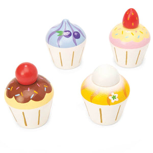 Petits fours Cupcakes en bois - Jouets d'imitation by Le Toy Van