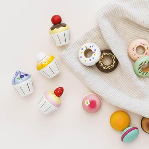 Petits fours Cupcakes en bois - Jouets d'imitation by Le Toy Van