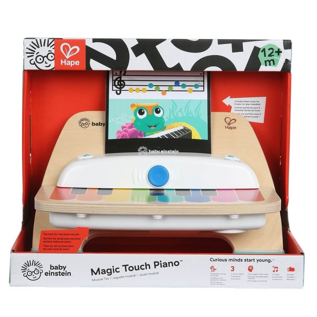 Piano en bois Magic Touch Deluxe par Baby Einstein - Jouets musicaux by Hape