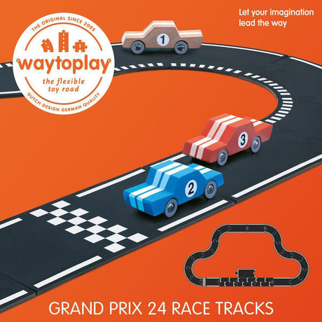 Piste de course Grand Prix (24 pcs)-Waytoplay-Comme des Pirates