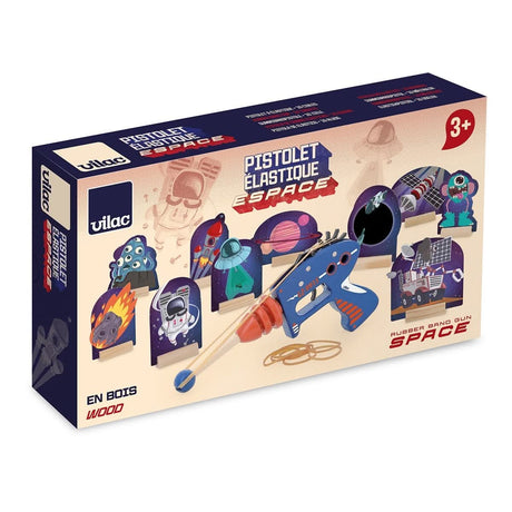 Pistolet lanceur d'élastiques et cibles de l'Espace - Jeux d'adresse by Vilac