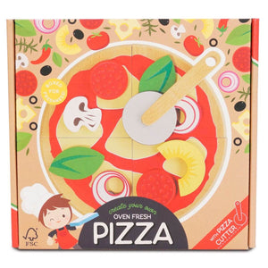 Pizza en bois à couper et garnir - Jouets d'imitation by Le Toy Van