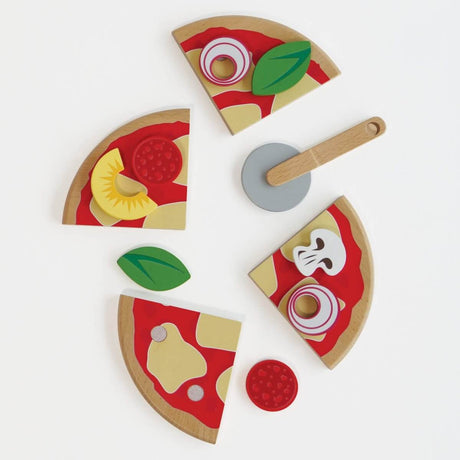 Pizza et garnitures avec coupe-tranches - Jouets d'imitation by Le Toy Van