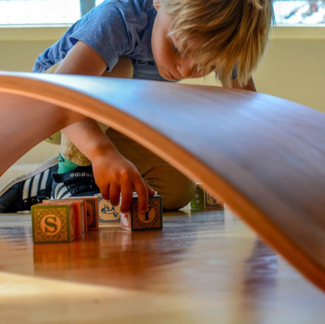 Planche d'équilibre Kinderboard - Bambou - Jeu actif by Kinderfeets