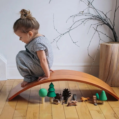 Planche d'équilibre Kinderboard - Bambou - Jeu actif by Kinderfeets