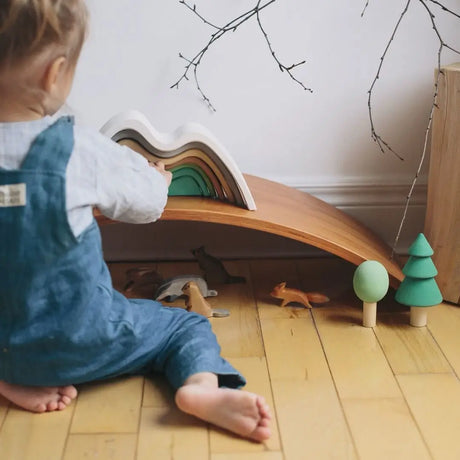 Planche d'équilibre Kinderboard - Bambou - Jeu actif by Kinderfeets