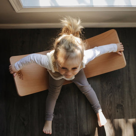 Planche d'équilibre Kinderboard - Lite Naturel - Jeu actif by Kinderfeets