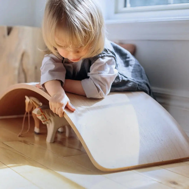 Planche d'équilibre Kinderboard - Lite Naturel - Jeu actif by Kinderfeets