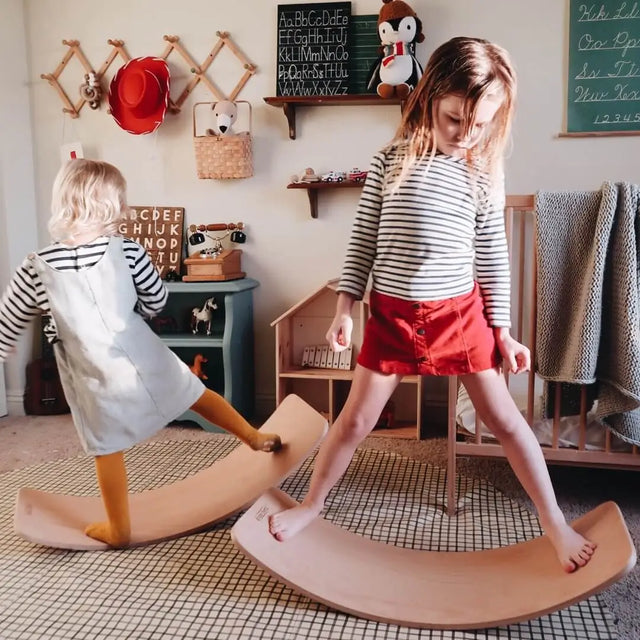 Planche d'équilibre Kinderboard - Naturel - Jeu actif by Kinderfeets