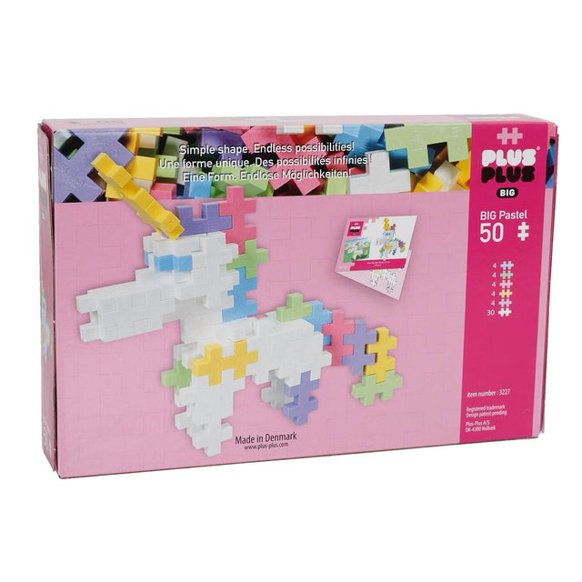 Plus-Plus Big Pastel - Licorne (50 pcs)-Jeux de construction-Plus-Plus-Comme des Pirates