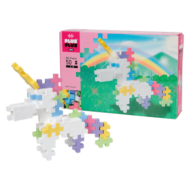 Plus-Plus Big Pastel - Licorne (50 pcs)-Jeux de construction-Plus-Plus-Comme des Pirates