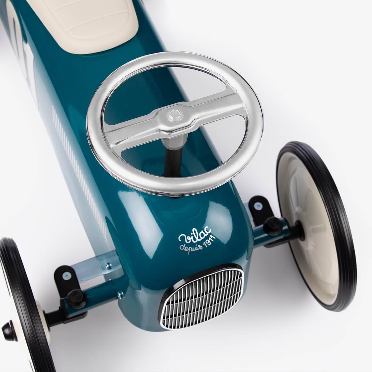 Porteur voiture de course - Vintage bleu - Porteurs by Vilac