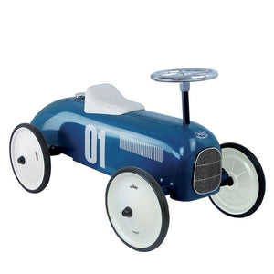 Porteur voiture de course - Vintage bleu - Porteurs by Vilac