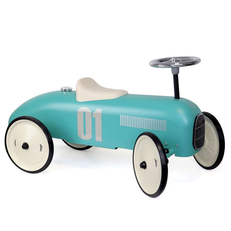 Porteur voiture en métal rétro - Aqua - Porteurs by Vilac