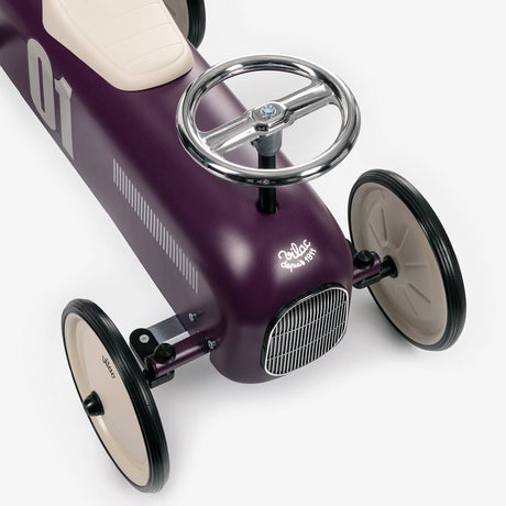 Porteur voiture en métal rétro - Aubergine - Porteurs by Vilac