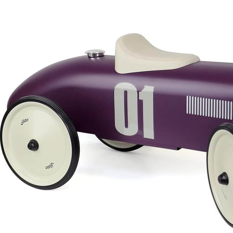 Porteur voiture en métal rétro - Aubergine - Porteurs by Vilac