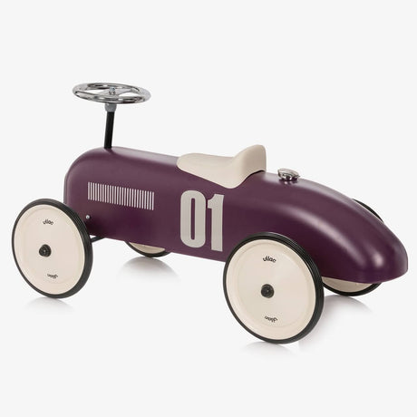 Porteur voiture en métal rétro - Aubergine - Porteurs by Vilac