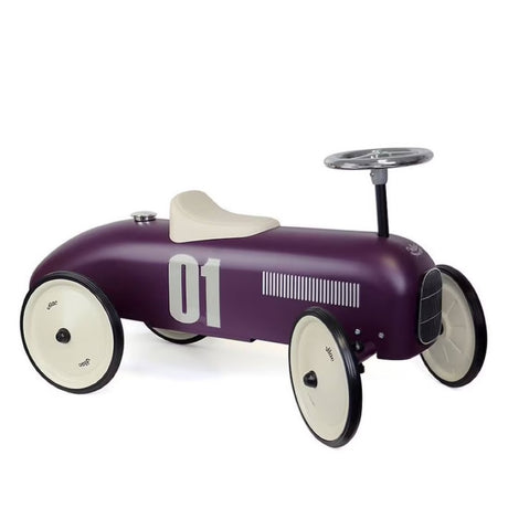 Porteur voiture en métal rétro - Aubergine - Porteurs by Vilac