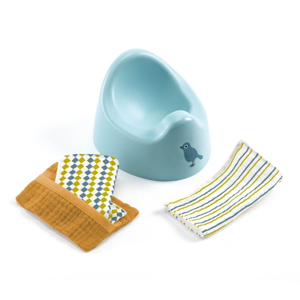 Pot et lingettes pour poupée - Accessoires poupée by Djeco