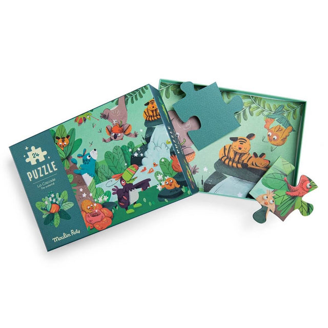 Puzzle brille dans le noir - La jungle (24 pcs) - Casse-têtes by Moulin Roty