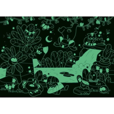 Puzzle brille dans le noir - La jungle (24 pcs) - Casse-têtes by Moulin Roty