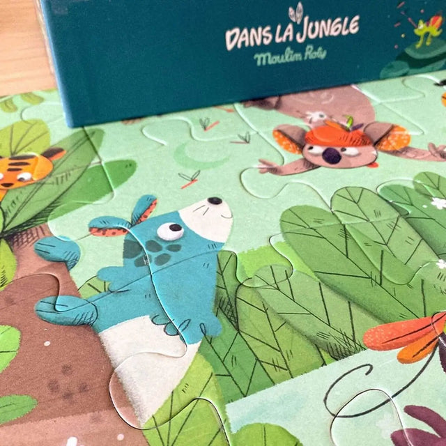 Puzzle brille dans le noir - La jungle (24 pcs) - Casse-têtes by Moulin Roty