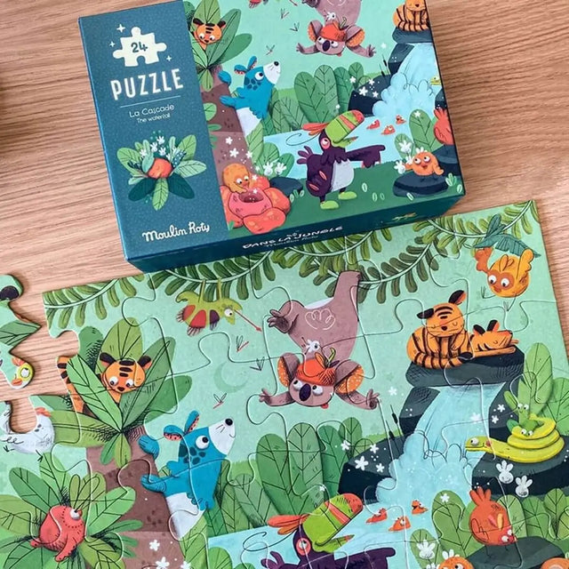 Puzzle brille dans le noir - La jungle (24 pcs) - Casse-têtes by Moulin Roty