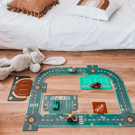 Puzzle circuit géant Crazy Motors (26 pcs) - Casse-têtes by Djeco