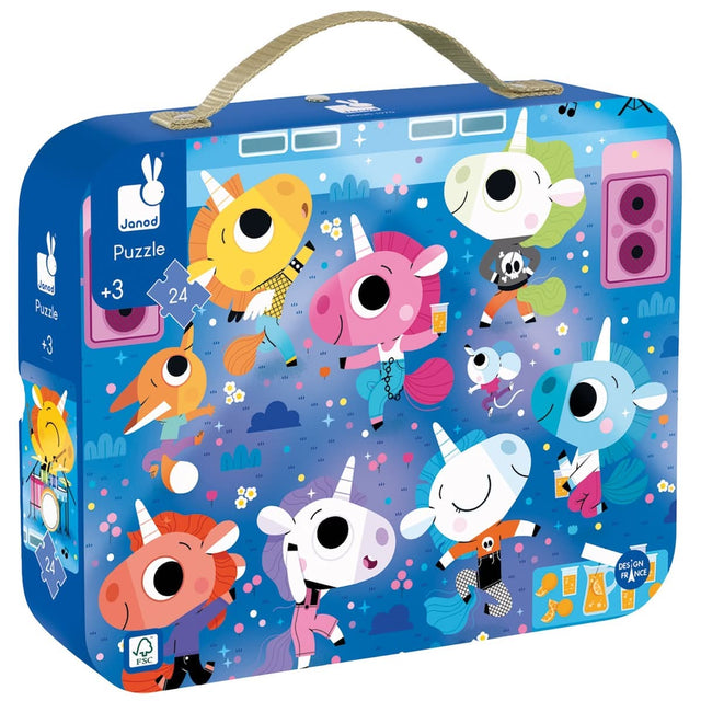 Puzzle Concert Rock des licornes (24 pcs) - Casse-têtes by Janod