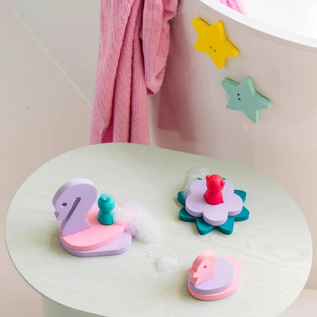 Puzzle de bain 3D - Étang féérique - Jouets de bain by Quut