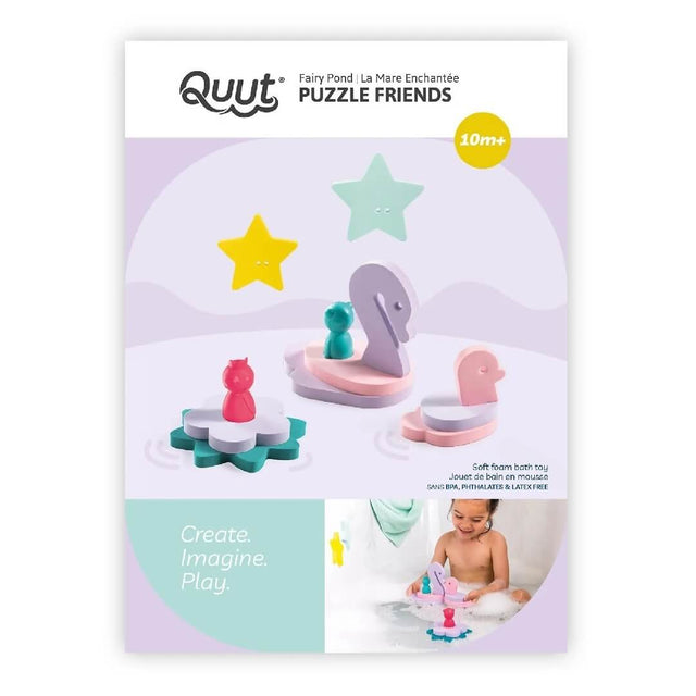 Puzzle de bain 3D - Étang féérique - Jouets de bain by Quut