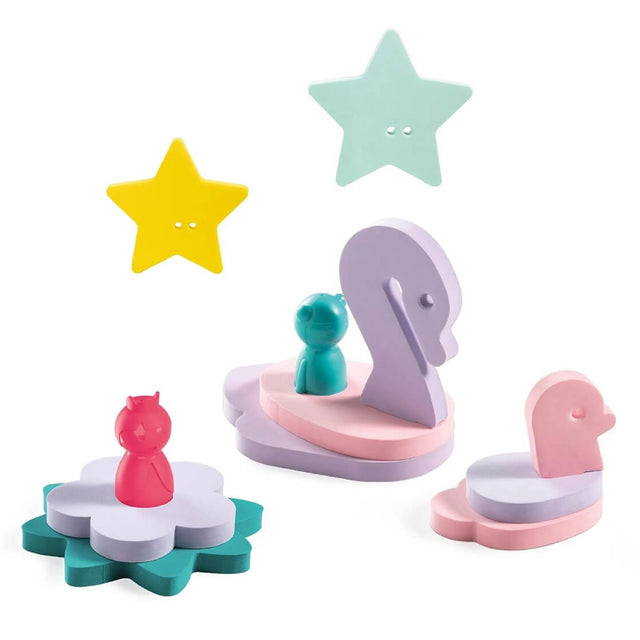 Puzzle de bain 3D - Étang féérique - Jouets de bain by Quut