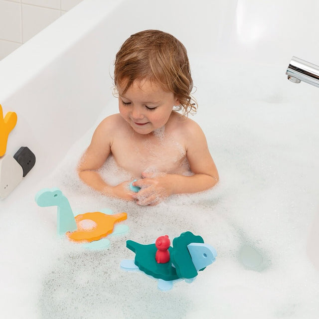 Puzzle de bain Quutopia - Dino World 3D - Jouets de bain by Quut